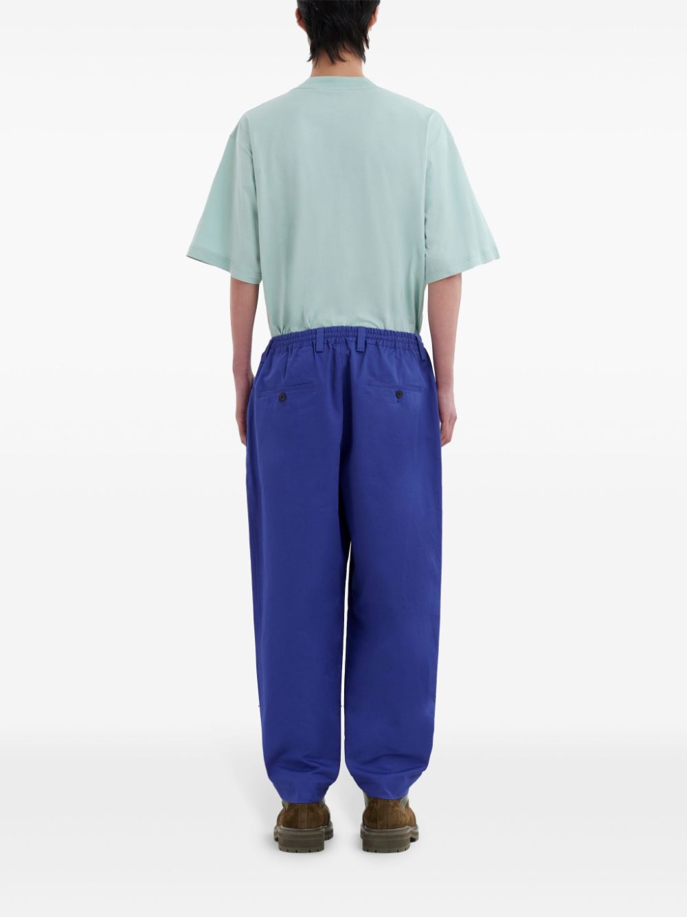 Marni tapered organic-cotton trousers Men