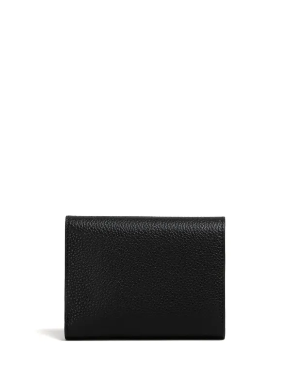 ■MARNI■ Logo Leather Wallet Black PFMO0124U0LV520Z360N PFM Marni Logo Embroidered Leather Wallet | Black | FARFETCH CA