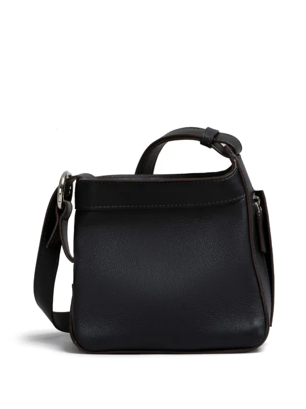 Marni レザー ショルダーバッグ | ブラック | FARFETCH JP