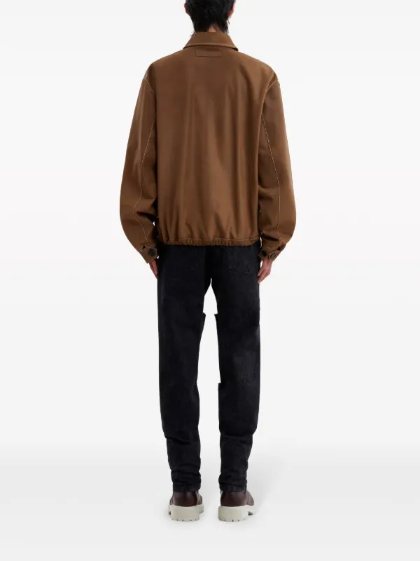 Marni パッチワーク ジャケット | ブラウン | FARFETCH JP