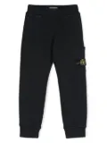 Stone Island Junior Compass-badge track pants - Blue