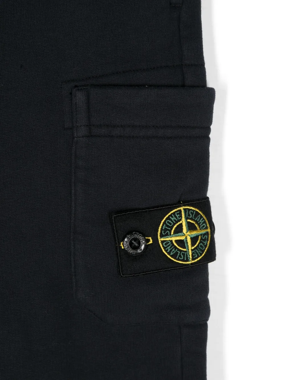 Stone Island Junior Trainingsbroek met Compass-logopatch Blauw
