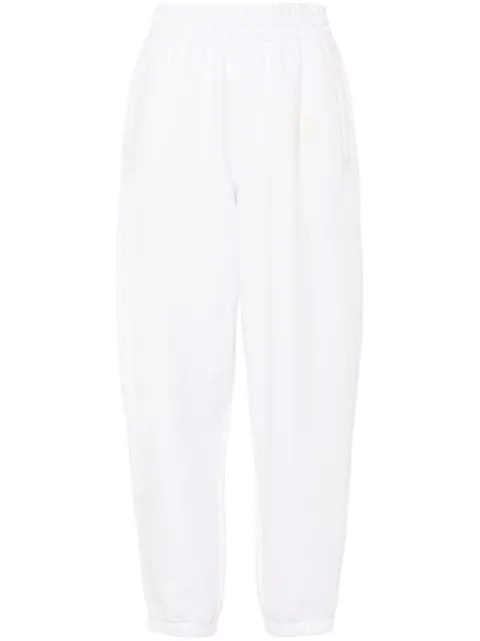 Alexander Wang logo-print cotton track pants