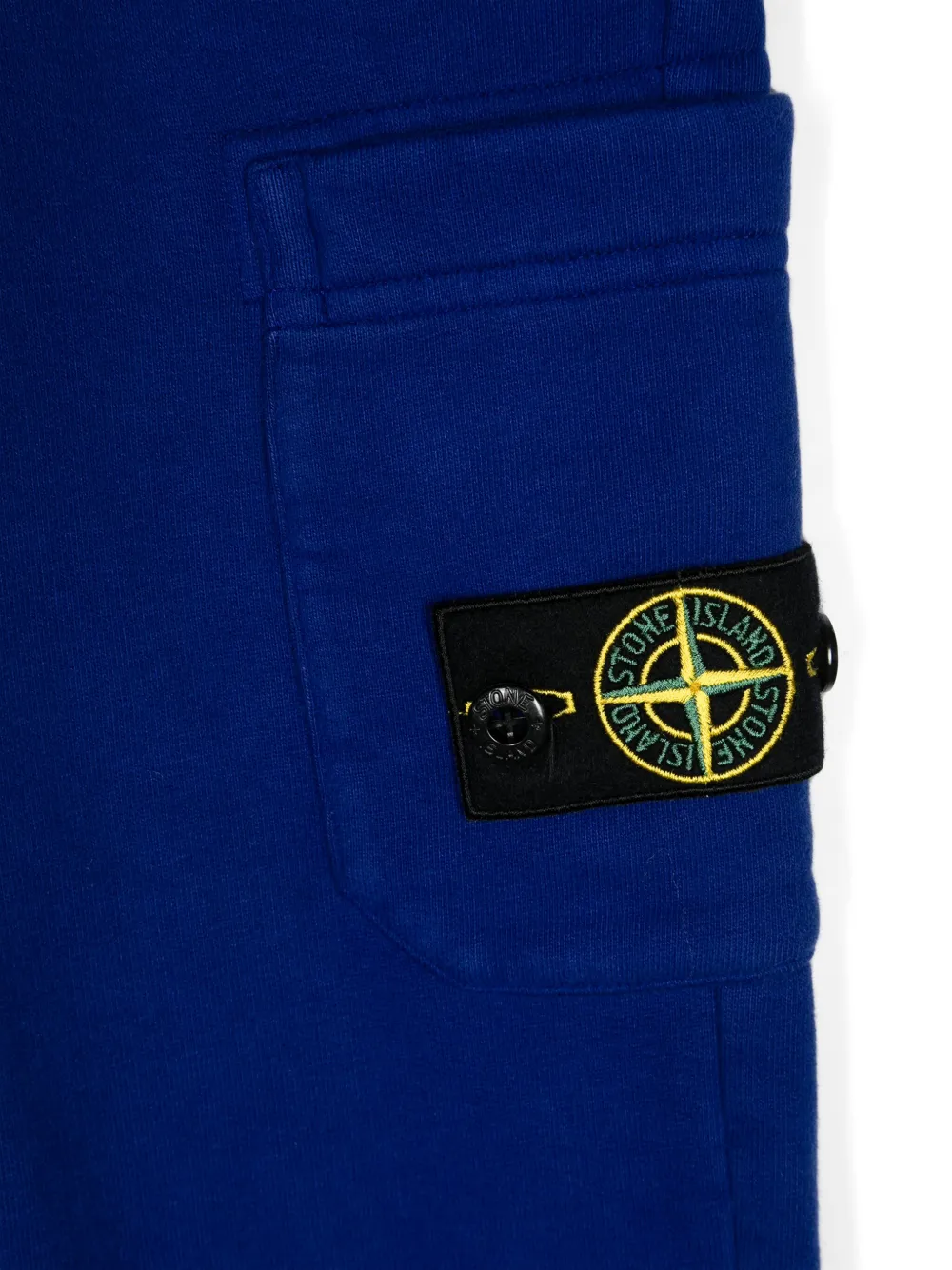 Stone Island Junior Katoenen trainingsbroek Blauw
