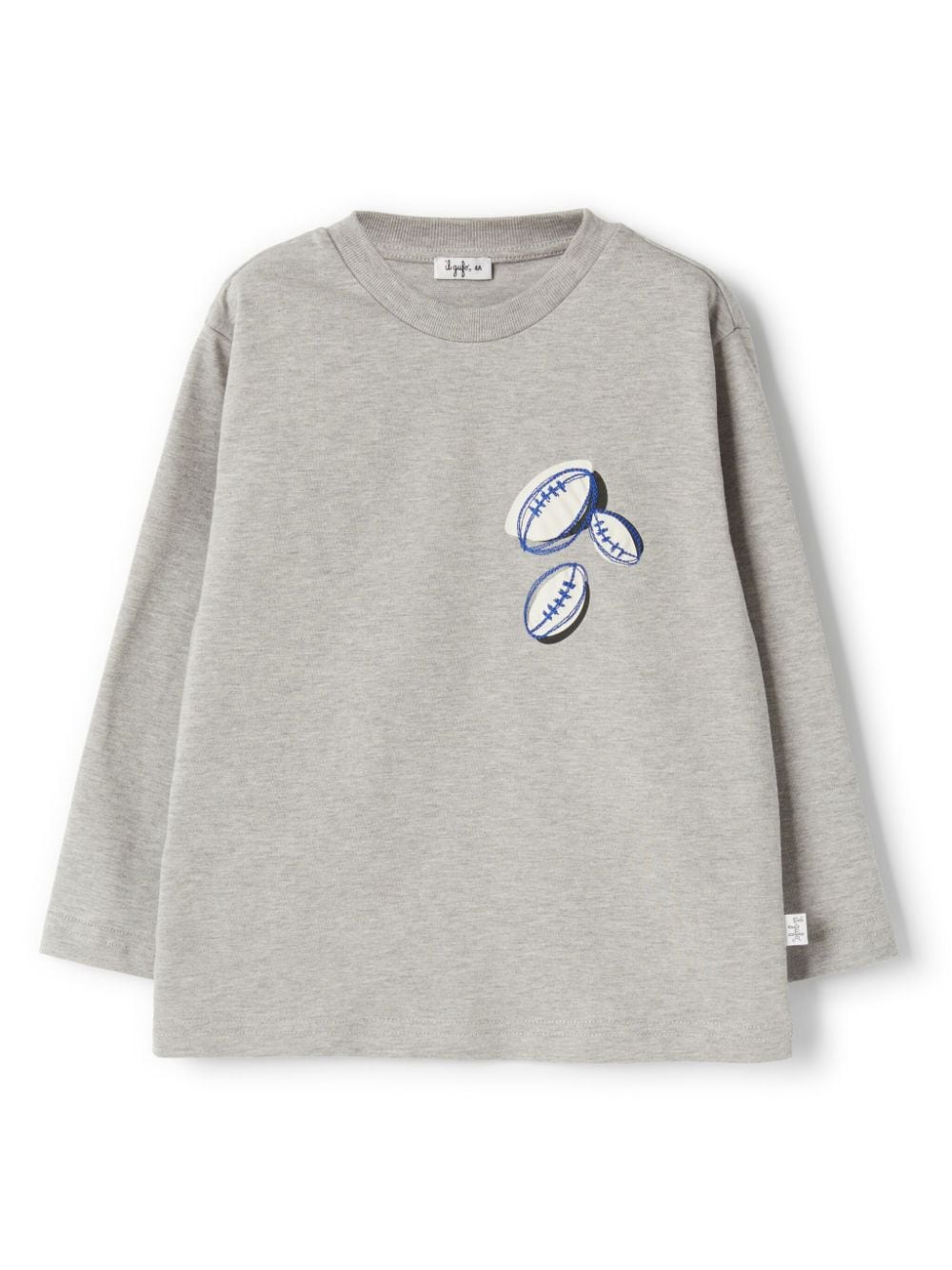 Shop Il Gufo Graphic-print Sweatshirt In Grey