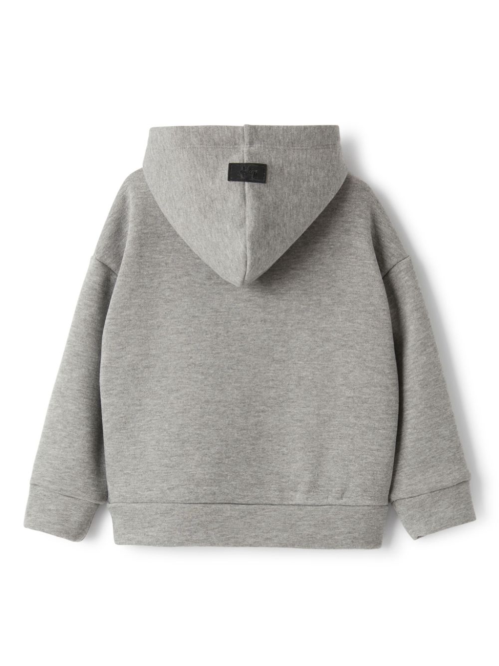 Shop Il Gufo Graphic-print Hoodie In Grey