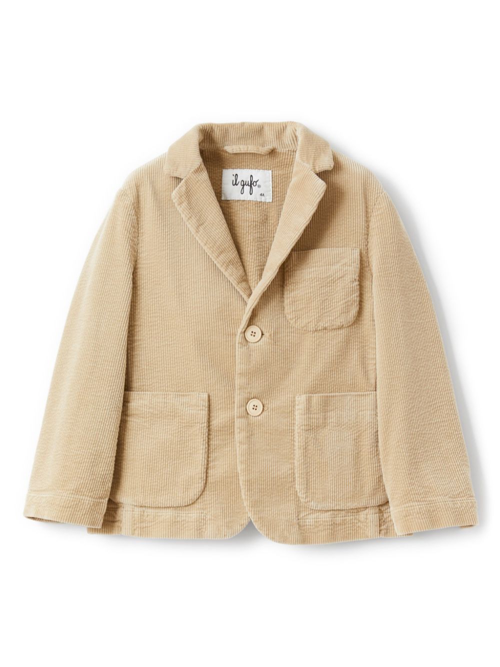 Il Gufo corduroy blazer - Neutrals