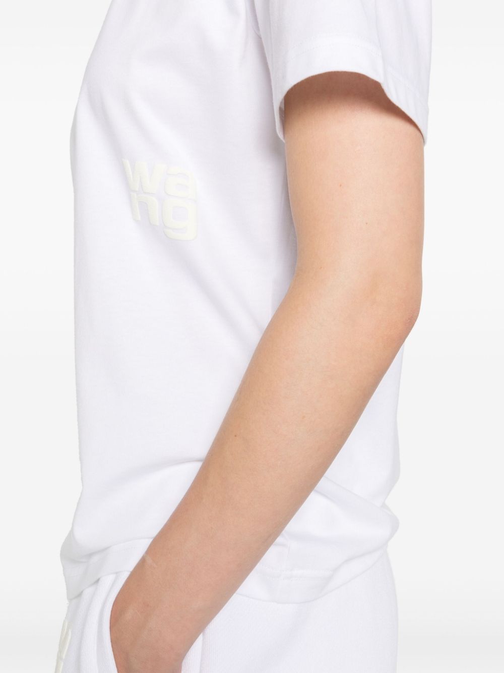 Affordable Alexander Wang logo-print cotton T-shirt Women