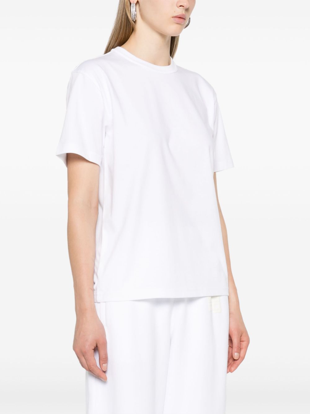 Affordable Alexander Wang logo-print cotton T-shirt Women