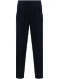 Brunello Cucinelli tapered-leg corduroy track pants - Blue