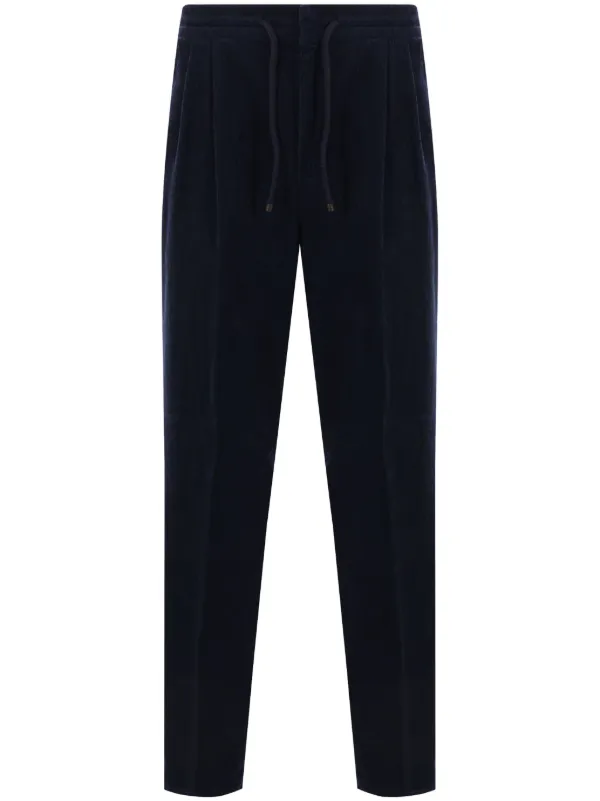 Brunello Cucinelli コーデュロイ トラックパンツ | ブルー | FARFETCH JP