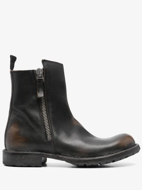 Moma botas con efecto envejecido