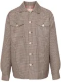 Marni houndstooth-jacquard shirt - Red