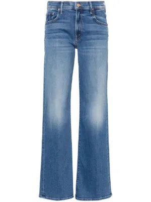 MOTHER The Kick It Jeans | Blue | FARFETCH CA