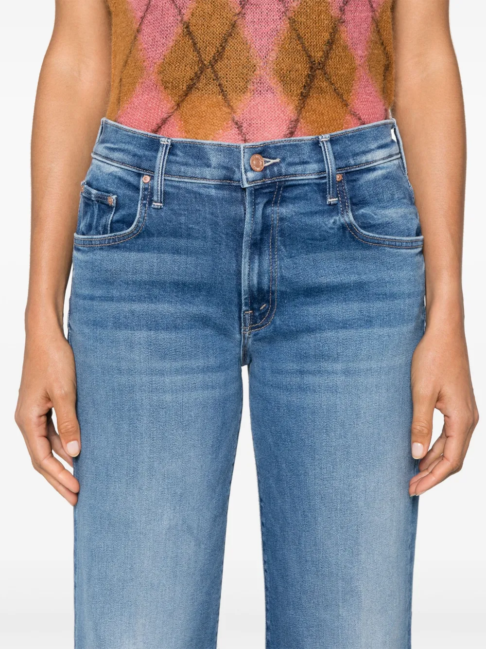 The Mid Rise Maven Sneak Jeans