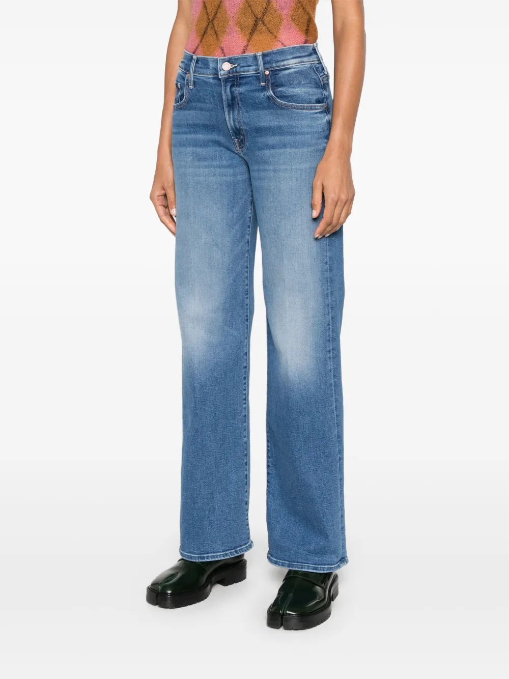 The Mid Rise Maven Sneak Jeans