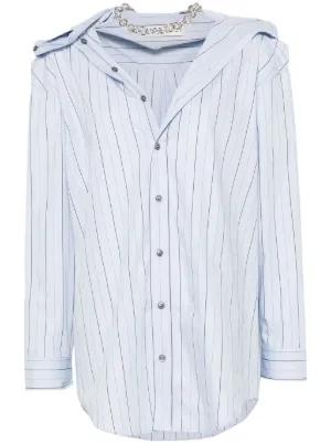 Y/Project ストライプ シャツ | ブルー | FARFETCH JP