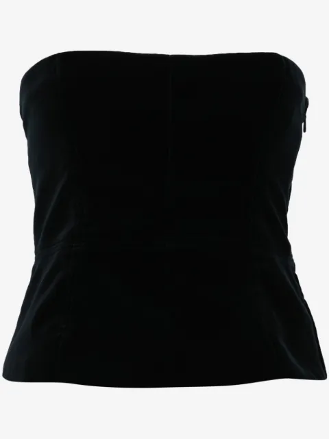 TOM FORD cotton velvet corset