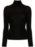 TOM FORD roll-neck fine-knit jumper - Black