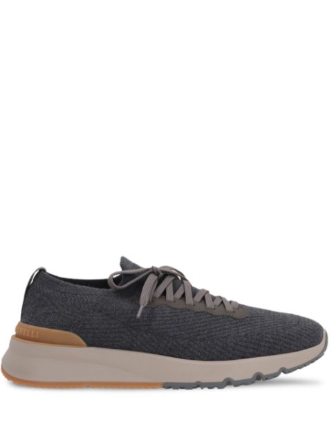 Brunello Cucinelli knitted-upper sneakers Men