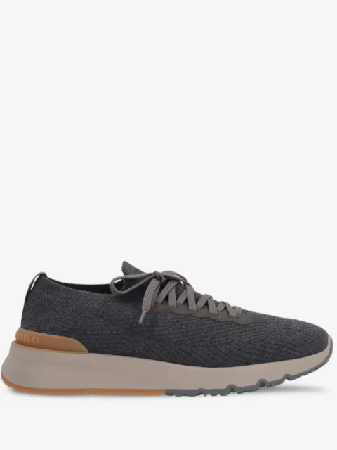 Brunello Cucinelli knitted-upper sneakers