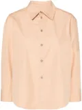 Jil Sander pointed-collar cotton shirt - Brown