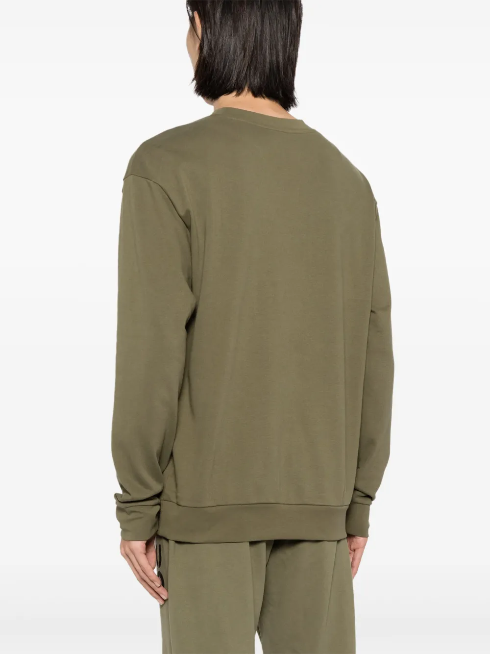 HUGO T-shirt met logoprint Groen