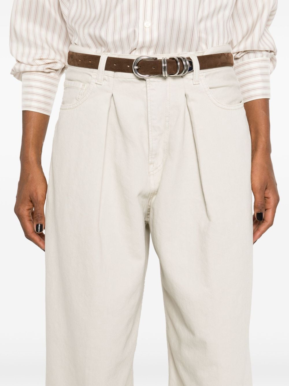 Shop Haikure Candy Loose Jeans In Neutrals