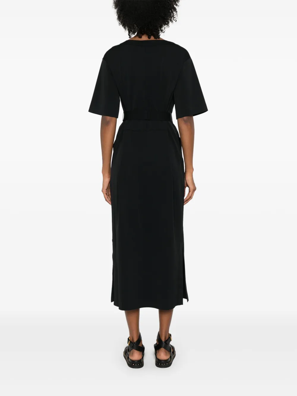 Max Mara Leisure T-shirtjurk met ceintuur Zwart