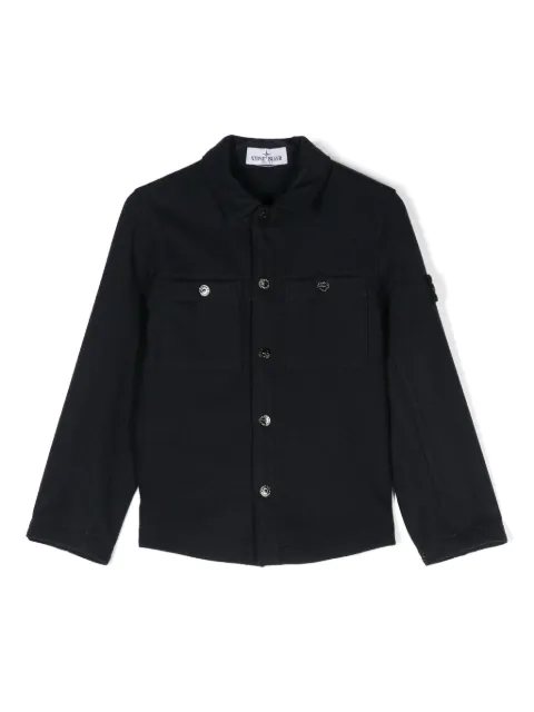 Stone Island Junior Compass-badge shirt