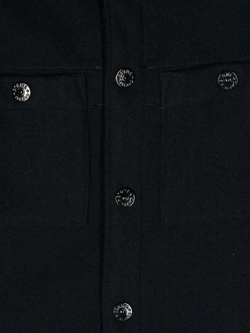 Stone Island Junior Sweater met Compass-logopatch Blauw