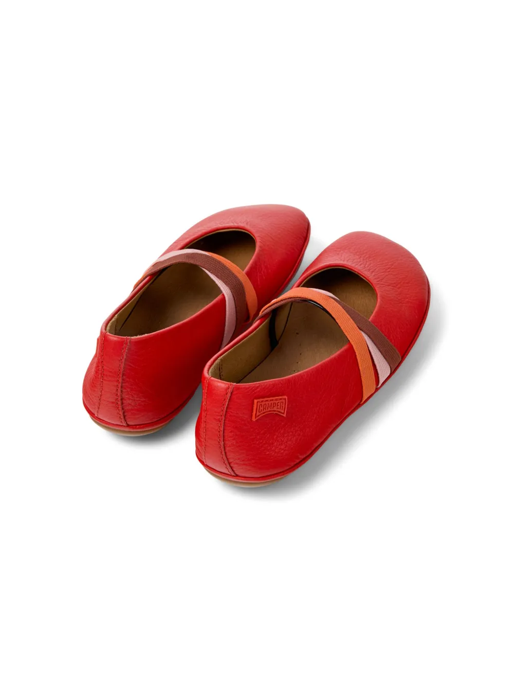 Shop Camper Right Twins Ballet Pumps In Red