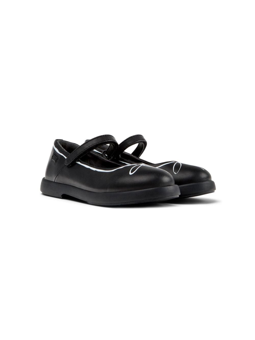 Camper Kids Duet Twins ballet pumps Black