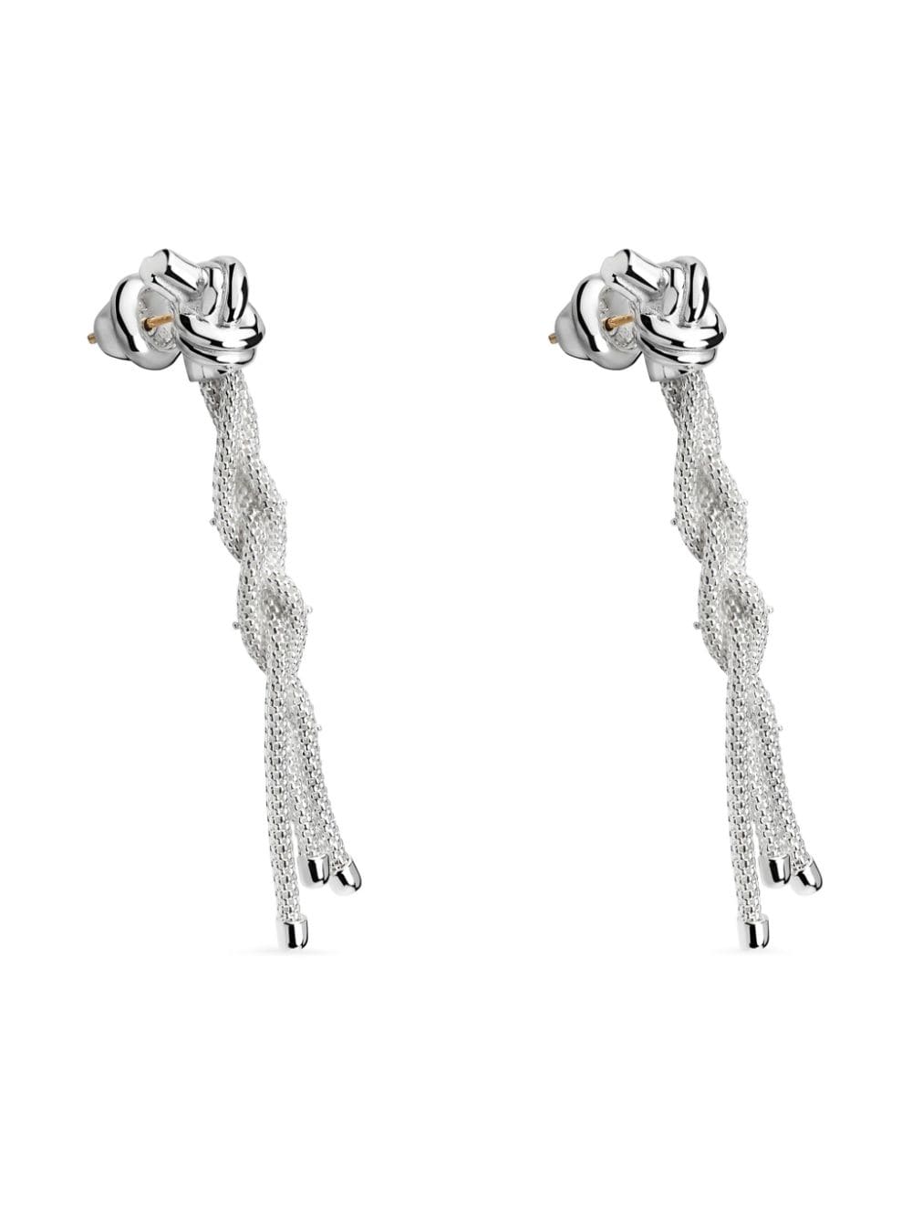 Shop Tane México 1942 Vida Earrings In Silver