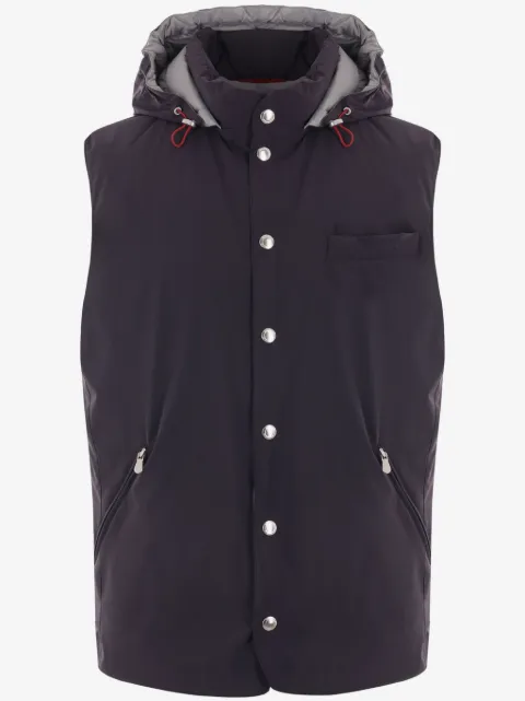 Brunello Cucinelli hooded down gilet