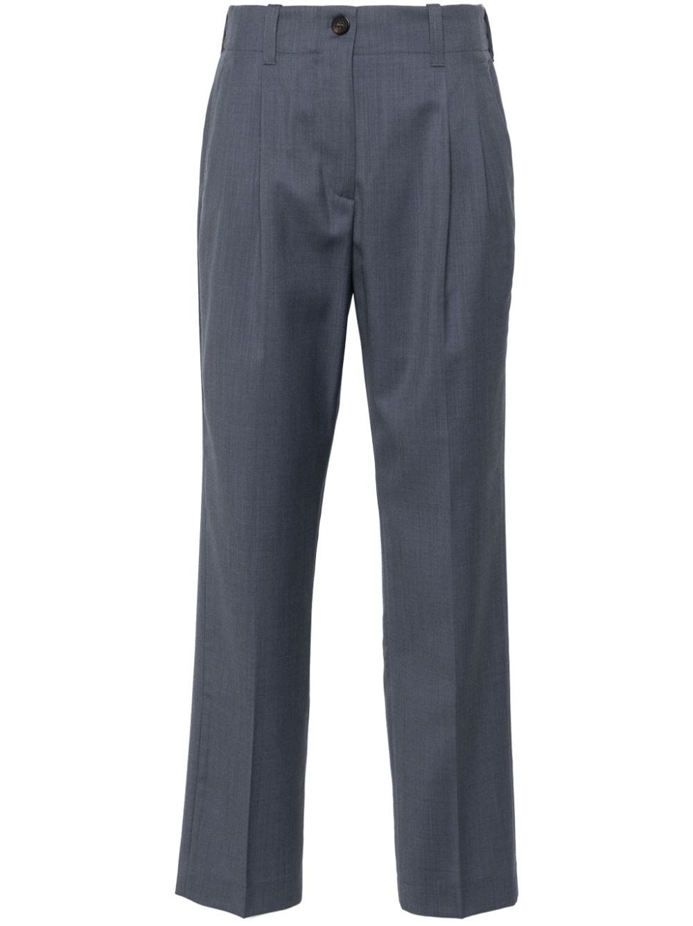 Golden Goose Pleat-detail Tailored Trousers In Grey