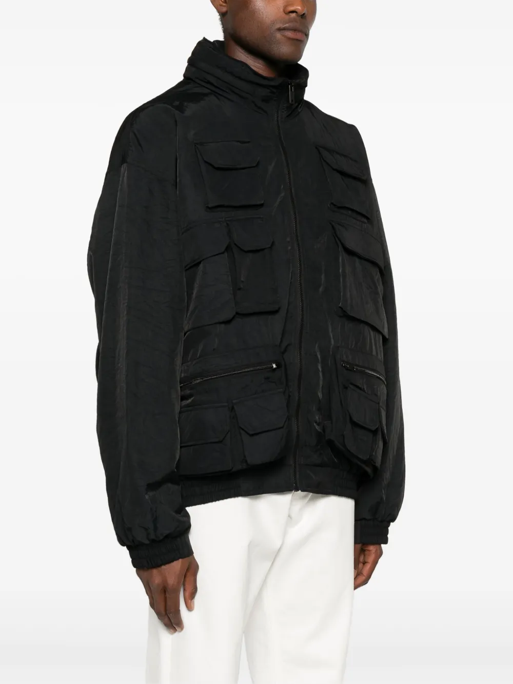 Golden Goose Cargo windjack met capuchon Zwart