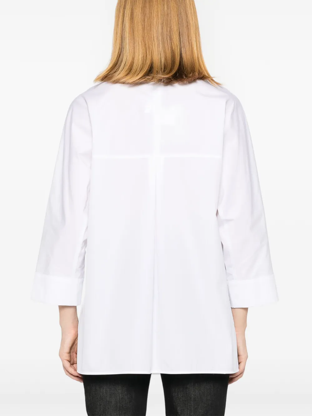 Shop 's Max Mara Delfina Poplin Shirt In White