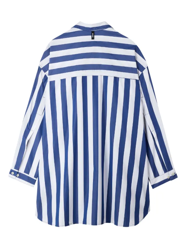 【関税込み】SUNNEI マルチカラー 半袖シャツ Sunnei Striped Shirt | Blue | FARFETCH