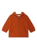 Bonpoint Alexandros hooded cardigan - Orange