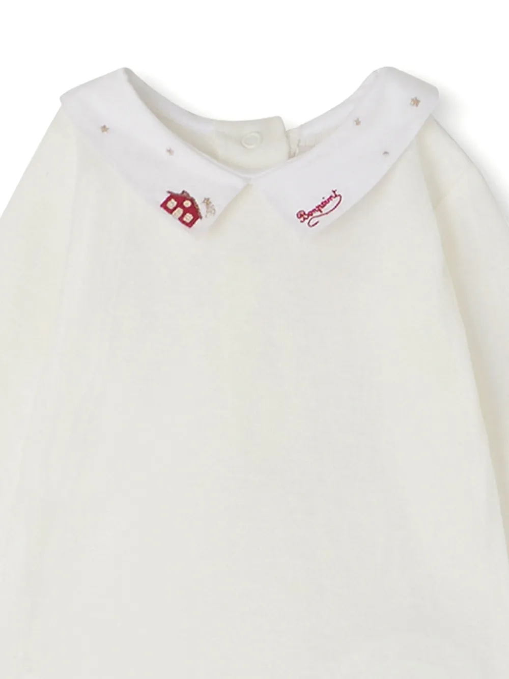 Bonpoint Katoenen romper Wit