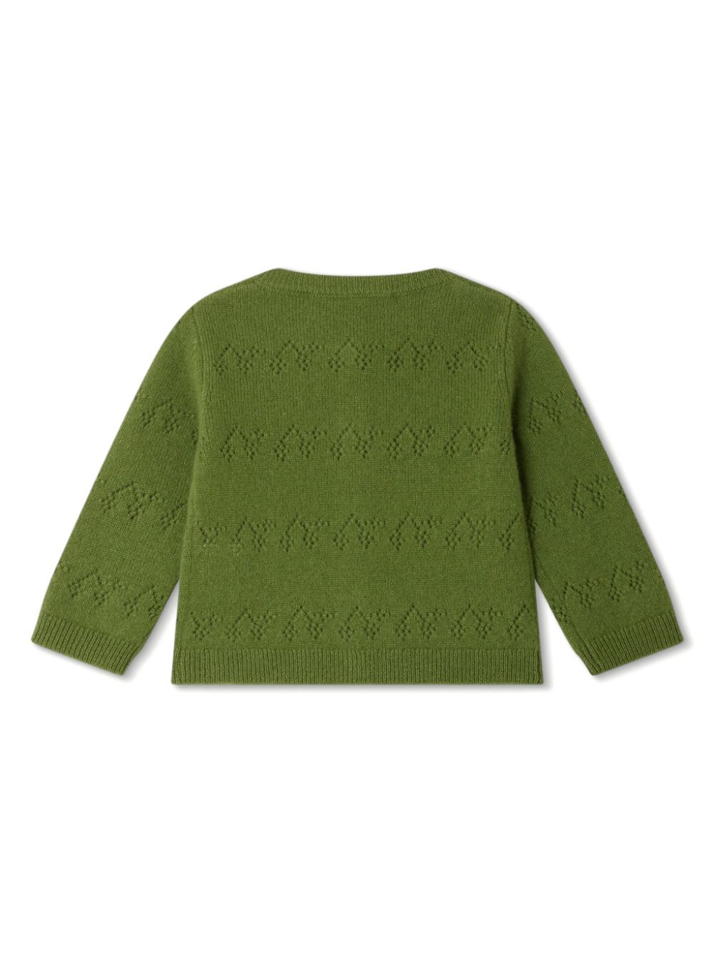 Bonpoint Gwenoli gebreid vest - Groen