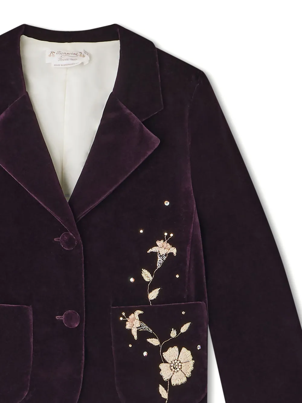 Bonpoint Gyllian blazer met bloemenprint Rood