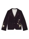 Bonpoint Gyllian floral detailed blazer - Red
