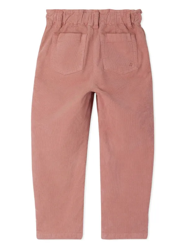 ボンポワン　ベビーコーデュロイコート　ピンクベージュ ボンポワンベビーコーデュロイコートピンクベージュ