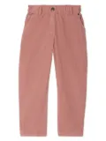 Bonpoint elasticated-waist corduroy trousers - Pink