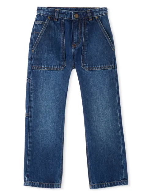 Bonpoint Calça jeans reta Gael