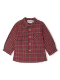 Bonpoint Malo plaid shirt - Red