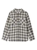 Bonpoint Altman checked organic-cotton shirt - Neutrals