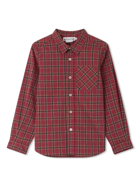 Bonpoint Camisa Tango de algodão xadrez
